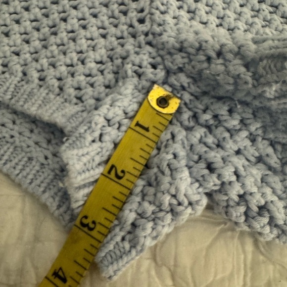 Aerie Crochet Shorts NWOT. Light blue. Size XL - Picture 3 of 9